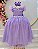 Vestido Infantil Longo Lilás Daminhas de Honra Glitter - Imagem 7