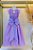 Vestido Infantil Longo Lilás Daminhas de Honra Glitter - Imagem 6