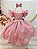 Vestido Infantil Rose Saia Tule e Glitter Daminhas - Imagem 7