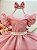 Vestido Infantil Rose Saia Tule e Glitter Daminhas - Imagem 2