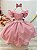 Vestido Infantil Rose Saia Tule e Glitter Daminhas - Imagem 1