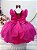 Vestido Infantil Pink Saia Tule e Glitter Daminhas - Imagem 4