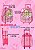 Mochila de Rodinhas Barbie Rosa Pink Escolar - Imagem 8