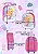 Mochila de Rodinhas Barbie Sereia Escolar - Imagem 9