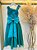 Vestido Infantil Longo Verde Busto Renda Festas Daminhas - Imagem 6
