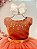 Vestido Infantil Damas de Honra Longo Terracota Strass Pérolas - Imagem 2