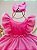 Vestido Infantil Rosa Chiclete Princesa Aurora Bela Adormecida - Imagem 2