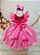 Vestido Infantil Rosa Chiclete Princesa Aurora Bela Adormecida - Imagem 4