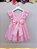 Vestido Infantil Rosa Princesa Aurora Bela Adormecida Festas - Imagem 6