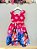Vestido Infantil Lilo Stitch e Angel Pink Colorido Festas - Imagem 5