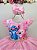 Vestido Infantil Rosa Claro Lilo Stitch e Angel Festas - Imagem 2