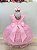 Vestido Infantil Rosa Claro Lilo Stitch e Angel Festas - Imagem 4