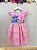 Vestido Infantil Rosa Claro Lilo Stitch e Angel Festas - Imagem 5