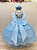 Vestido Infantil Azul Claro Lilo Stitch e Angel Festas - Imagem 4