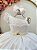 Vestido Infantil Longo Branco Luxo Formaturas Daminhas - Imagem 2
