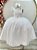 Vestido Infantil Longo Branco Luxo Formaturas Daminhas - Imagem 1