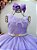 Vestido Infantil Longo Lilás Luxo Formaturas Daminhas - Imagem 2