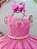 Vestido Infantil Longo Rosa Chiclete Luxo Formaturas Daminhas - Imagem 2