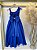 Vestido Infantil Longo Azul Royal Luxo Formaturas Daminhas - Imagem 6