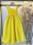 Vestido Infantil Longo Amarelo Luxo Formaturas Daminhas - Imagem 5