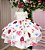Vestido Infantil Off Florido Rosa Menina Floral - Imagem 1
