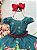 Vestido Infantil Verde Bandeira Ursinhos Natal Festas - Imagem 2