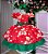 Vestido Infantil Encanto de Natal Vermelho - Imagem 1