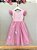 Vestido Infantil Rosa Jardim das Borboletas Festas - Imagem 5