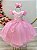 Vestido Infantil Rosa Jardim das Borboletas Festas - Imagem 7