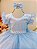 Vestido Infantil Azul Claro Saia Tule e Glitter - Imagem 2