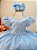 Vestido Infantil Azul Claro com Busto Nervura - Imagem 2