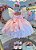 Vestido Infantil Circo Busto Com Strass e Babados Festas - Imagem 7