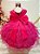 Vestido Infantil Saia Rosa Babados e Glitter - Imagem 4