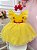 Vestido Infantil Bela e a Fera Com Babados e Strass - Imagem 5