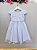 Vestido Infantil Branco Renda Apliques Daminha Festas - Imagem 5
