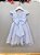 Vestido Infantil Branco Renda Apliques Daminha Festas - Imagem 6
