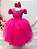 Vestido Infantil Pink com Strass Casamentos Luxo - Imagem 5
