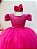 Vestido Infantil Pink com Strass Casamentos Luxo - Imagem 2