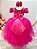Vestido Infantil Pink com Strass Casamentos Luxo - Imagem 4