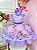 Vestido Infantil Princesa Sofia Lilás Festas Pérolas - Imagem 1