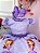 Vestido Infantil Princesa Sofia Lilás Festas Pérolas - Imagem 2