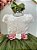 Vestido Infantil Off White Saia Verde Oliva Daminha Longo - Imagem 2