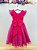 Vestido Infantil Pink Jardim das Borboletas Festas - Imagem 6