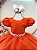 Vestido Infantil Terracota Busto Plissado Festas Glitter - Imagem 2
