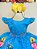 Vestido Infantil Azul Turma do Bob Esponja Festas - Imagem 4