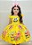 Vestido Infantil Amarelo Turma do Bob Esponja Festas - Imagem 1