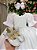 Vestido Infantil Branco Lese Midi Festa Luxo Casamento - Imagem 4