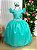 Vestido Infantil Longo Festa Luxo Verde Amanda - Imagem 2