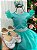 Vestido Infantil Longo Festa Luxo Verde Amanda - Imagem 4