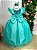 Vestido Infantil Longo Festa Luxo Verde Amanda - Imagem 6
